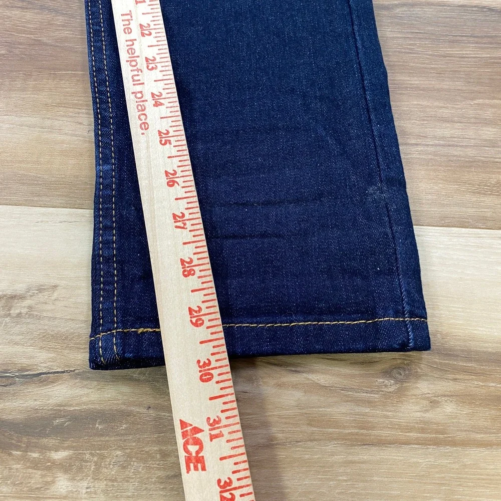 Levi's 511 Slim Men 33x30 Minimalist Cotton Blend Stretch Jeans Dark Indigo Blue